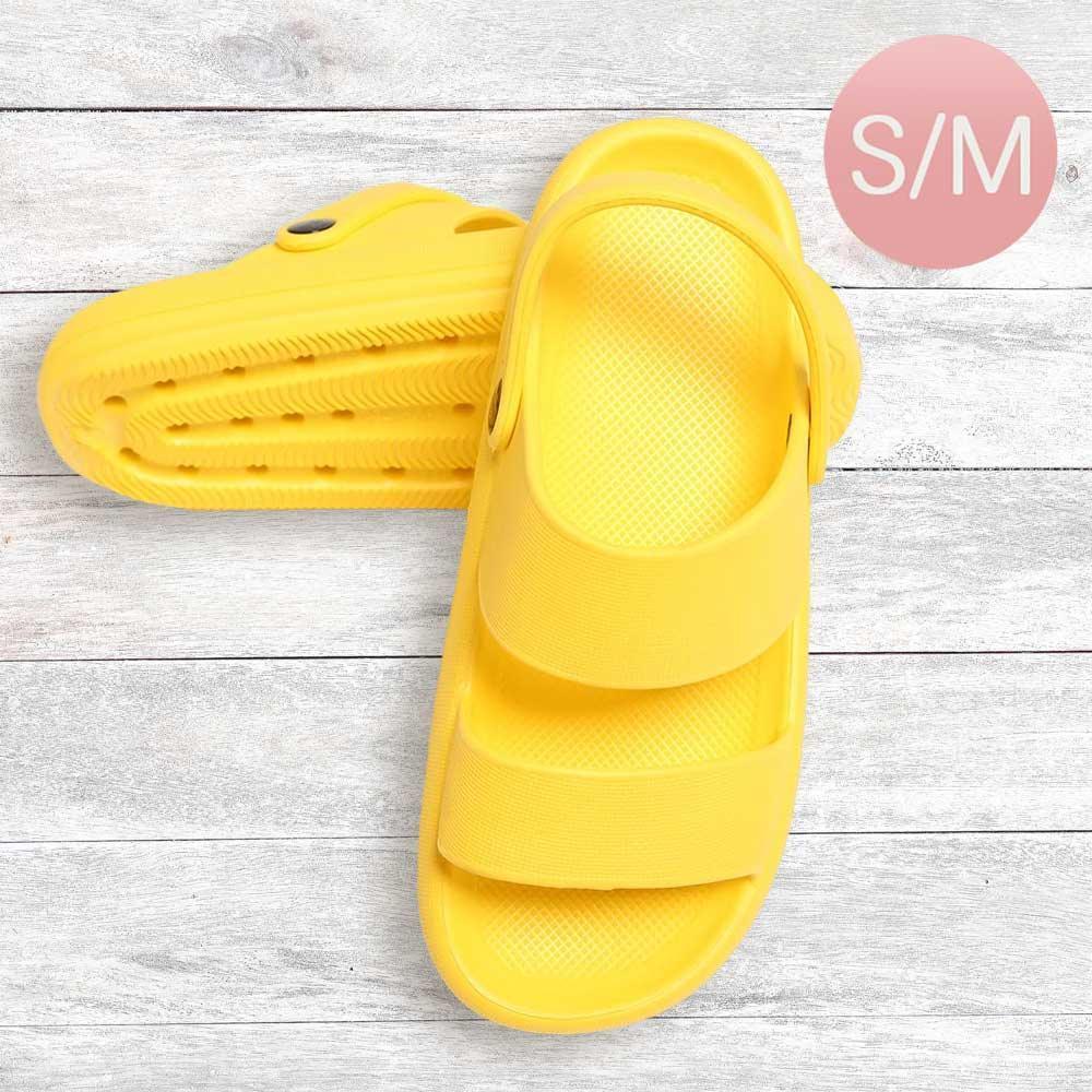 Yellow Solid Soft Sole Sandals / Slippers - Jewelry Store by Erik Rayo