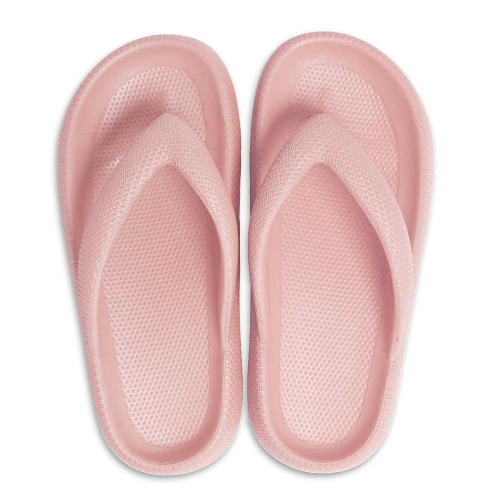 Pink Solid Soft Sole Flip Flop Slippers - Jewelry Store by Erik Rayo