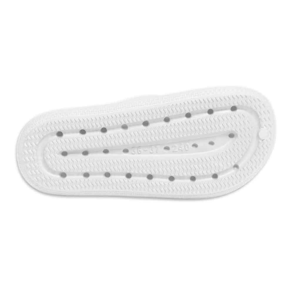 White Solid Soft Sole Flip Flop Slippers - Jewelry Store by Erik Rayo