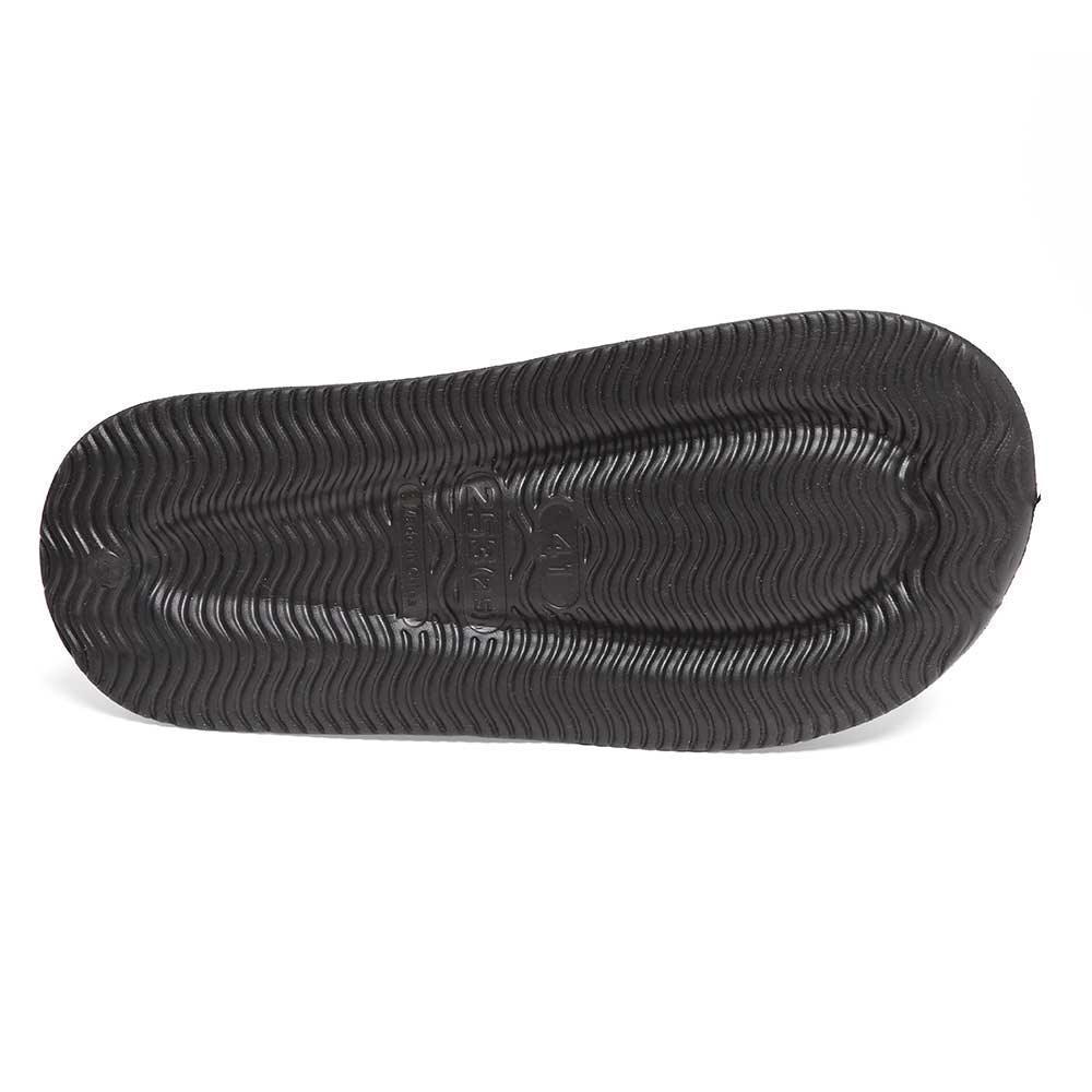 Black Solid Soft Sole Slippers - Jewelry Store by Erik Rayo
