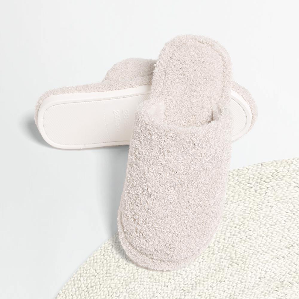 Ivory Solid Soft Home Indoor Floor Slippers - Jewelry Store by Erik Rayo