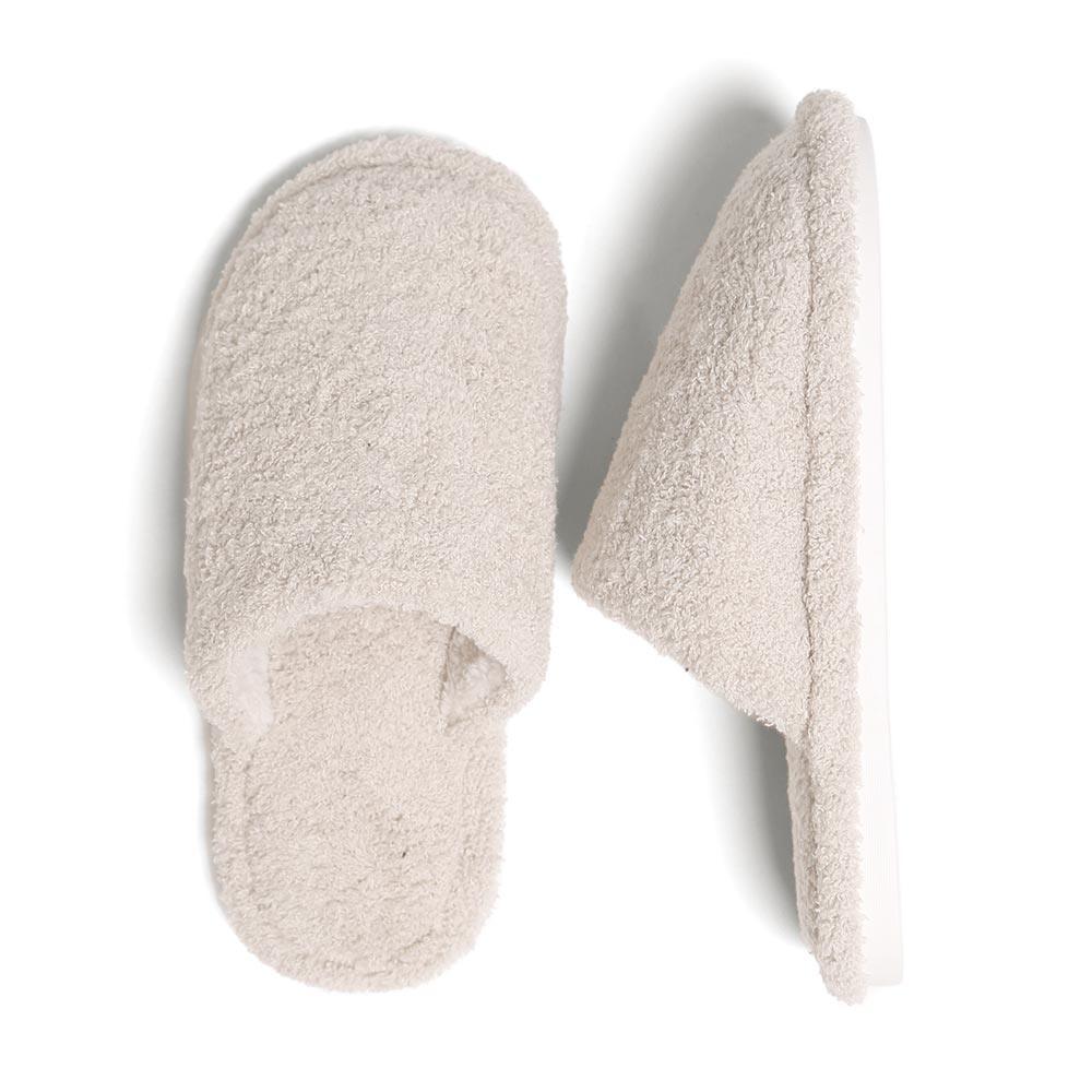 Ivory Solid Soft Home Indoor Floor Slippers - Jewelry Store by Erik Rayo