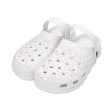 Load image into Gallery viewer, White Bling Solid Rubber Sandals
