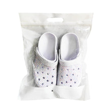 Load image into Gallery viewer, White Bling Solid Rubber Sandals
