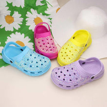 Load image into Gallery viewer, White Bling Solid Rubber Sandals
