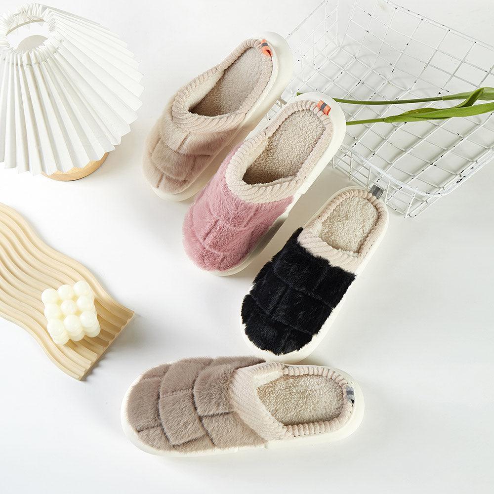 Pink 6Pairs - Woven Style Soft Home Indoor Floor Slippers - Jewelry Store by Erik Rayo