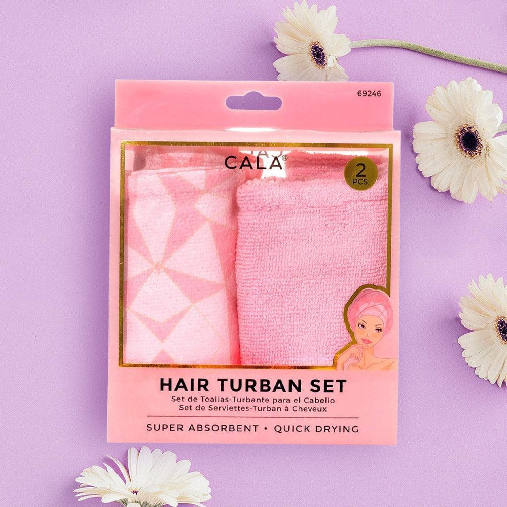 2 Pack Geometric Patterned Hair Turban Set - Jewelry Store by Erik Rayo