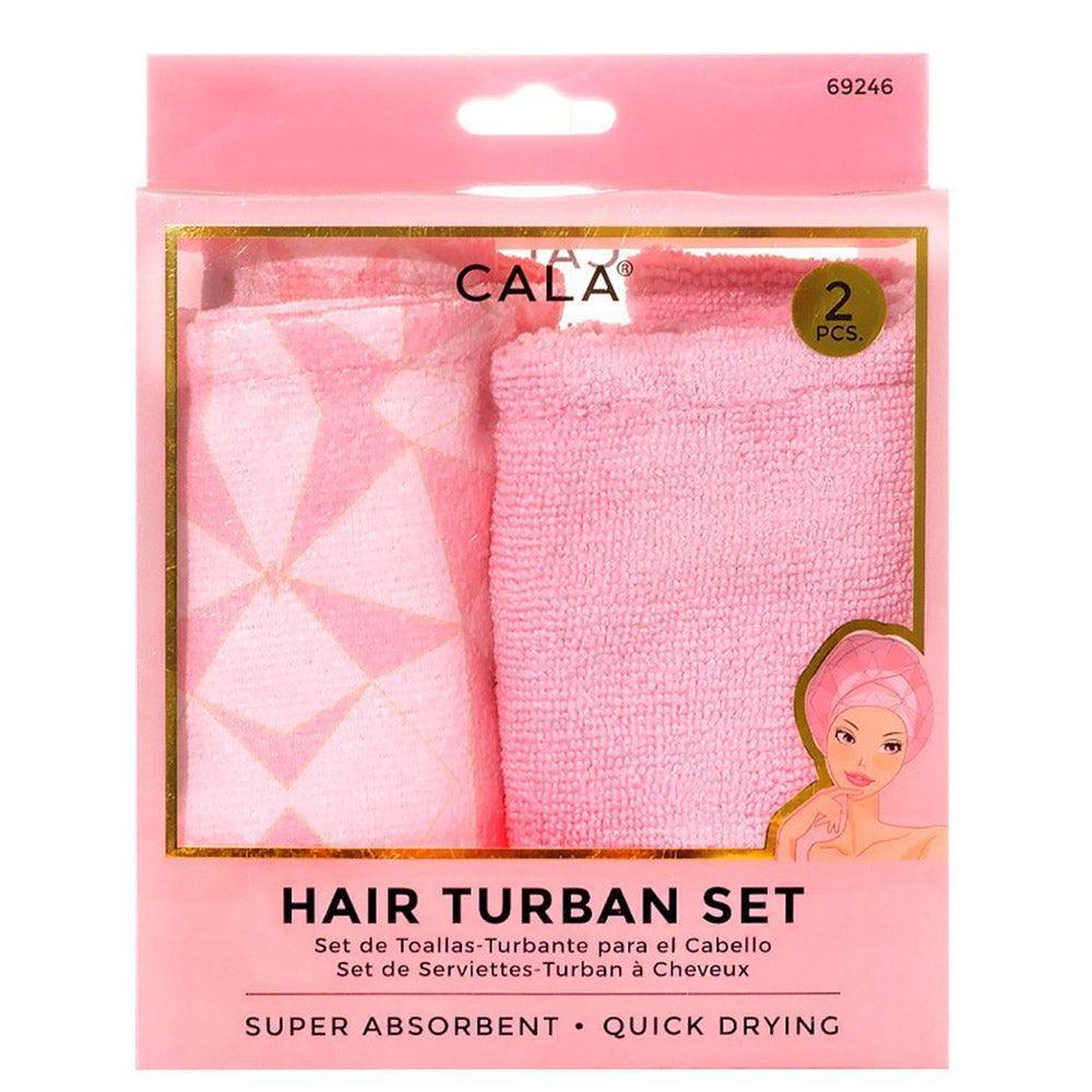 2 Pack Geometric Patterned Hair Turban Set - Jewelry Store by Erik Rayo