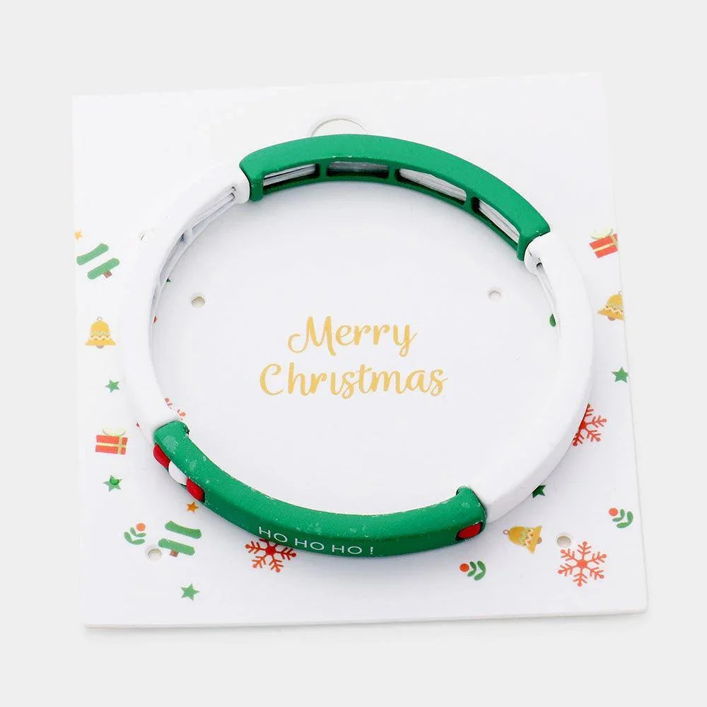 Ho Ho Ho Stretch Bracelet - Jewelry Store by Erik Rayo
