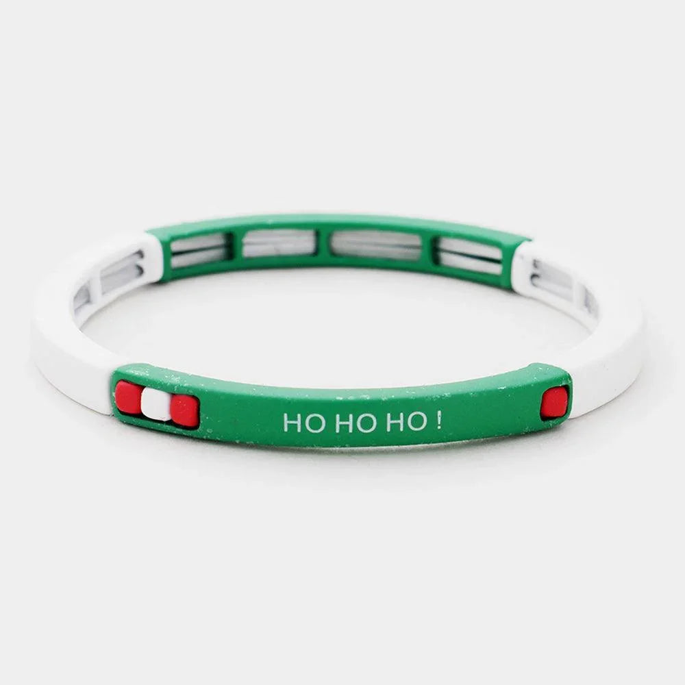 Ho Ho Ho Stretch Bracelet - Jewelry Store by Erik Rayo