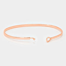 Load image into Gallery viewer, Rose Gold Forever together Thin Metal Hook Bracelet
