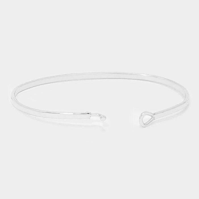 '2G2BT' Brass Thin Metal Hook Bracelet - Jewelry Store by Erik Rayo