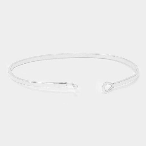 '2G2BT' Brass Thin Metal Hook Bracelet - Jewelry Store by Erik Rayo
