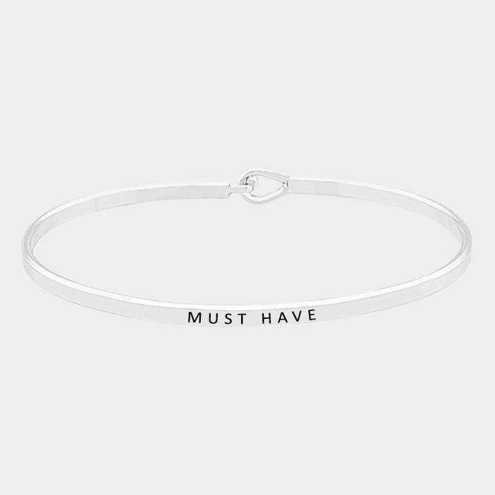 Must have thin metal hook bracelet - Jewelry Store by Erik Rayo