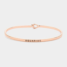 Load image into Gallery viewer, Gold Congratulations Message Brass Thin Metal Hook Bracelet
