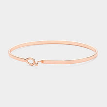 Load image into Gallery viewer, Gold Congratulations Message Brass Thin Metal Hook Bracelet
