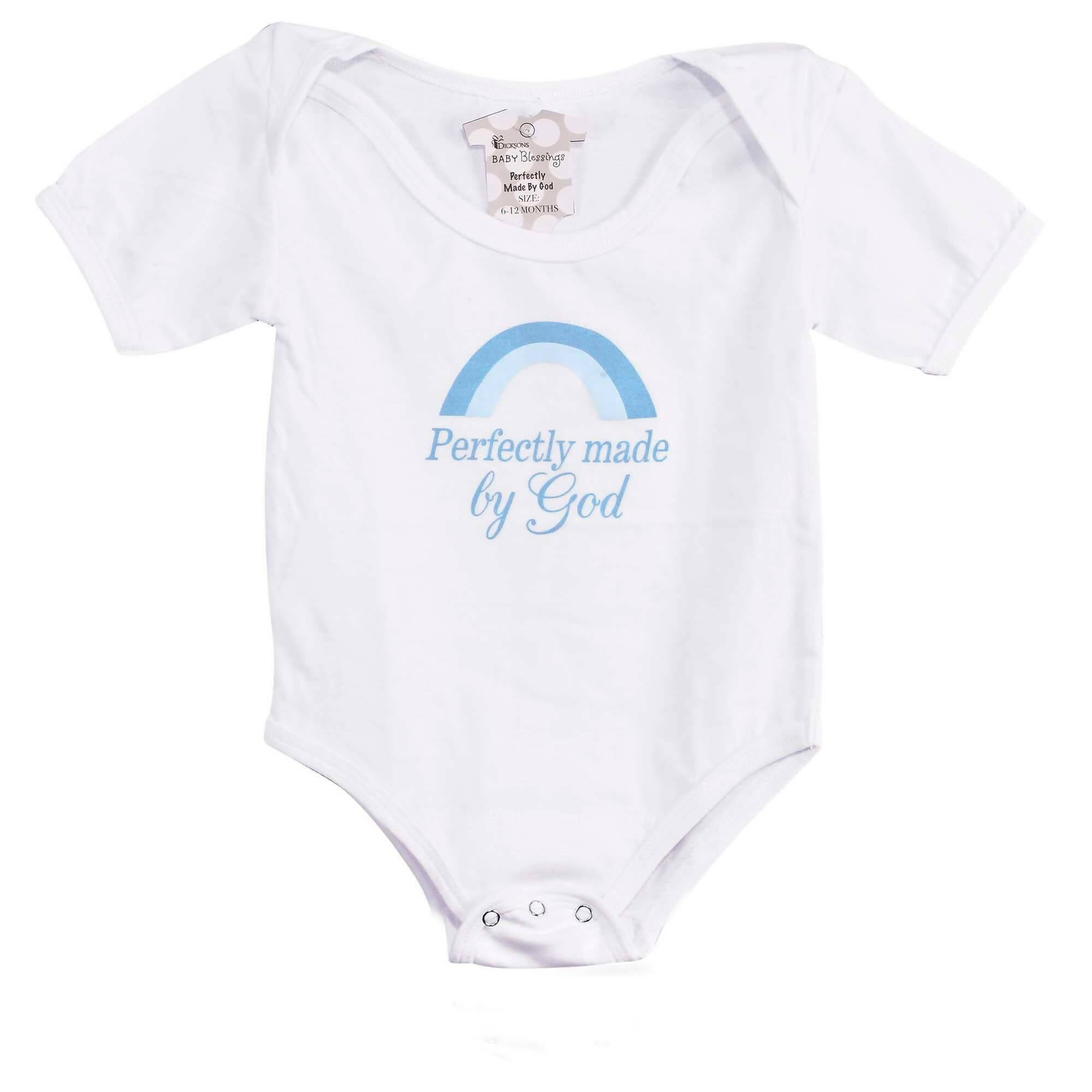 Baby Shirt 6-12Mo Blue Perfectly Made By