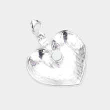 Load image into Gallery viewer, Silver &quot;Hope&quot; Heart Pendant Set
