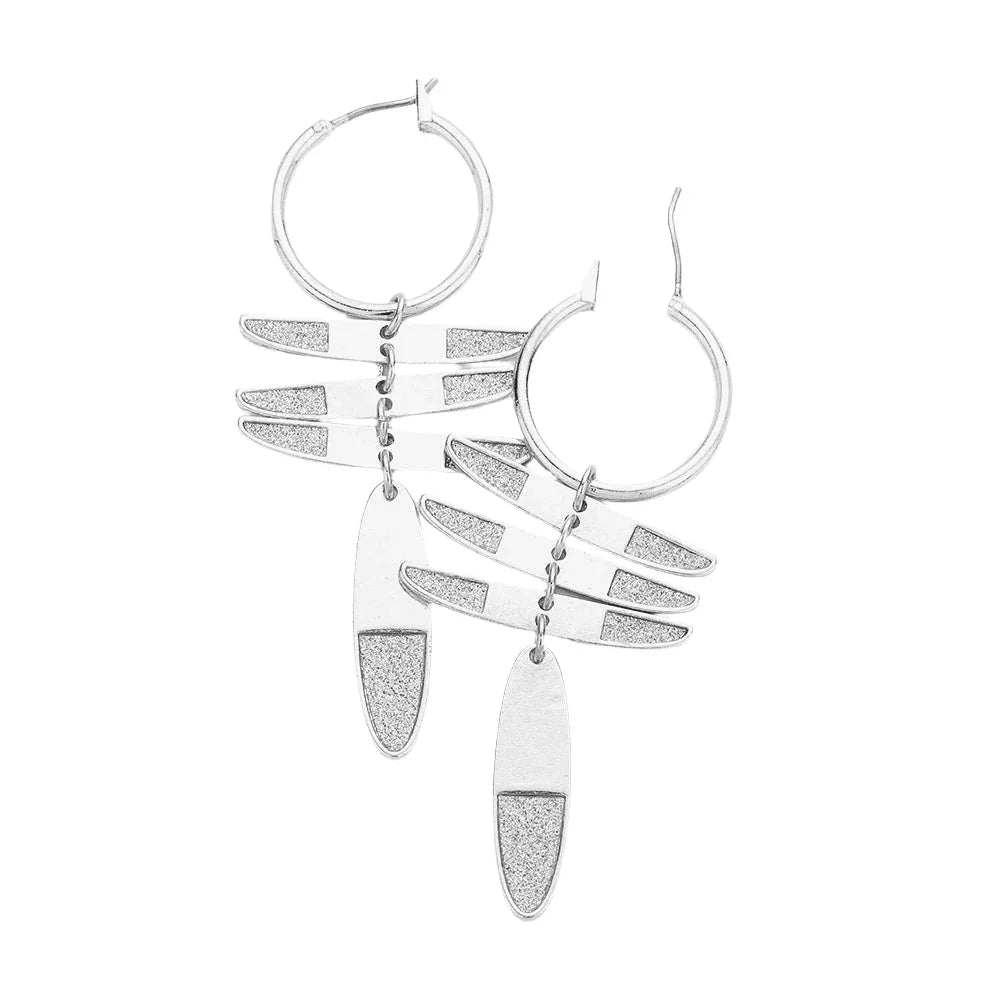 Abstract Dragon Fly Pin Catch Earrings - Jewelry Store by Erik Rayo