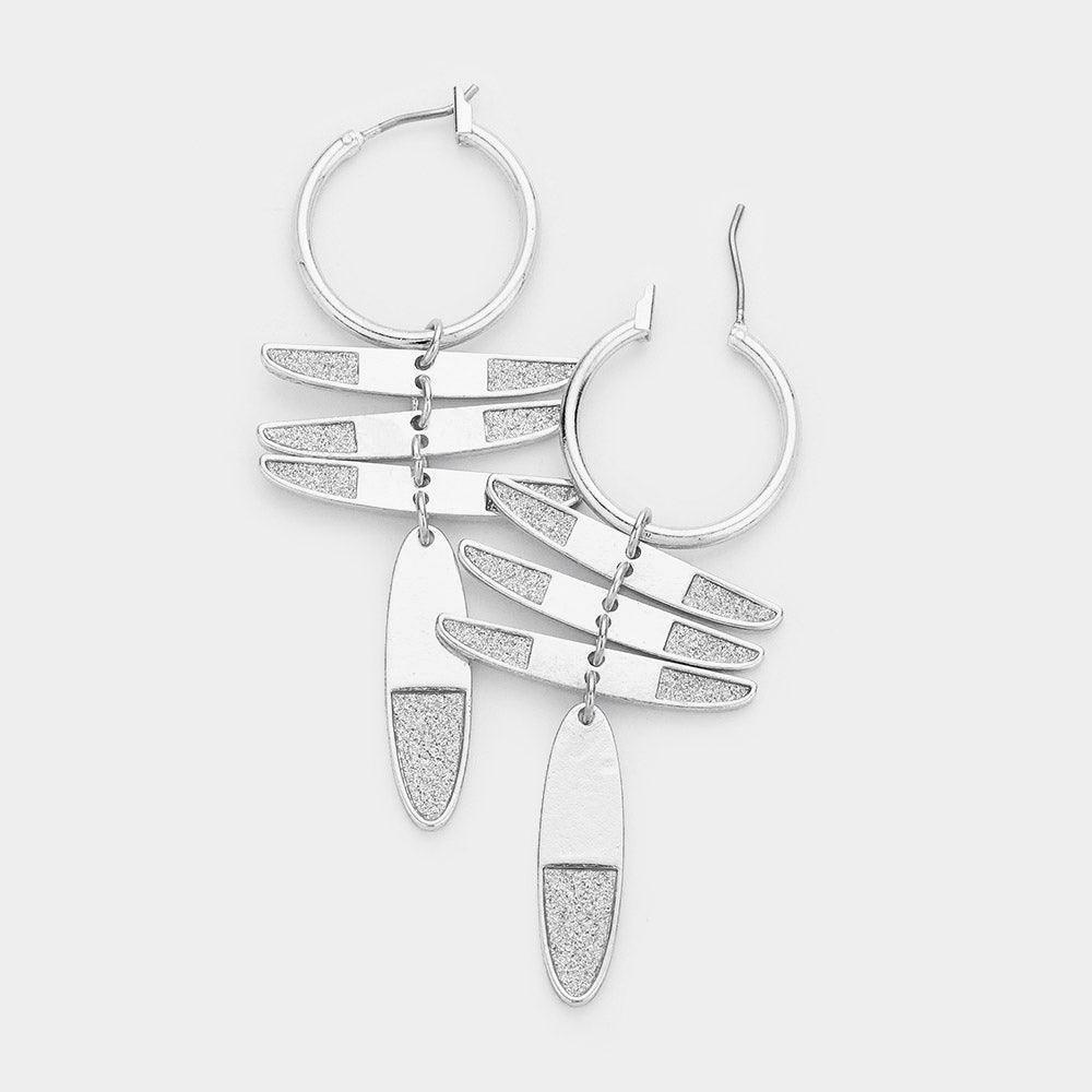 Abstract Dragon Fly Pin Catch Earrings - Jewelry Store by Erik Rayo