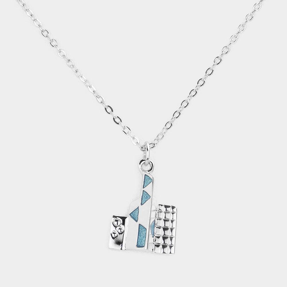Abstract Pendant Necklace - Jewelry Store by Erik Rayo