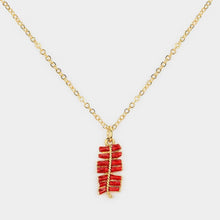 Load image into Gallery viewer, Red Firecracker Pendant Necklace
