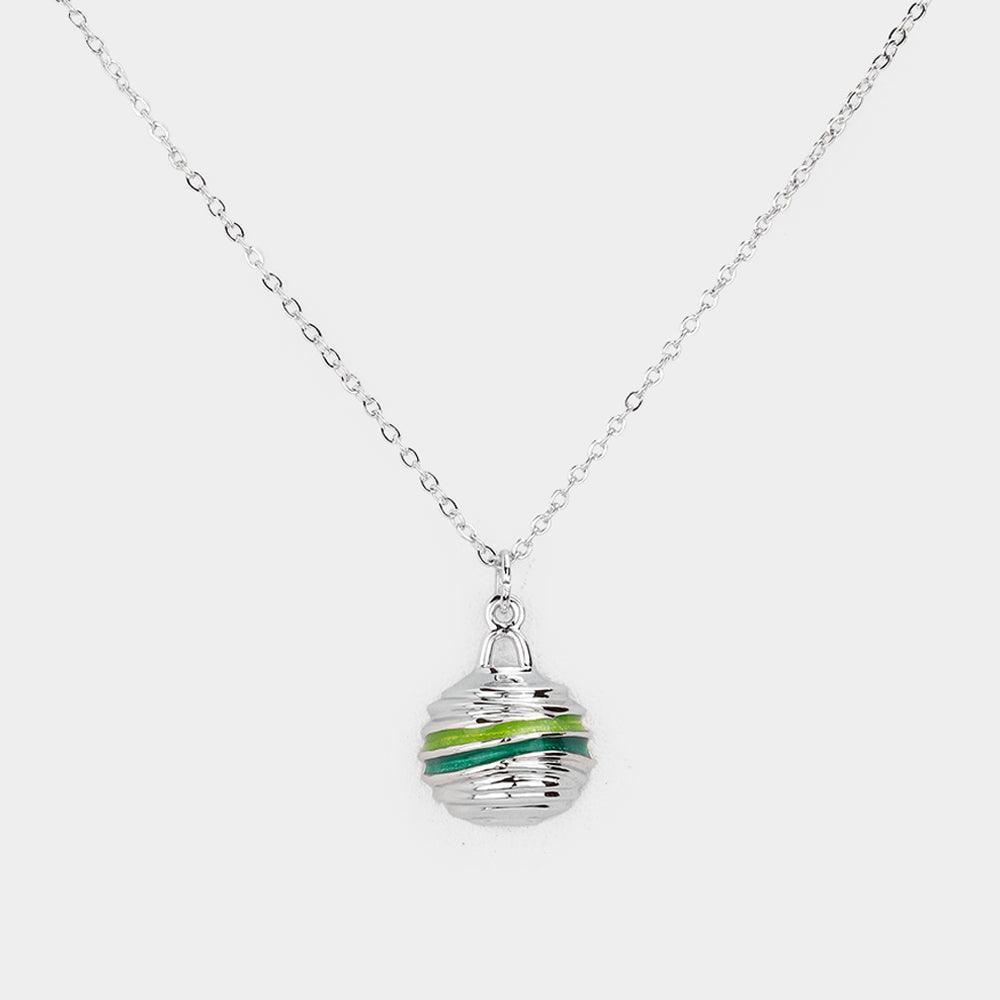 Enamel Metal Pendant Necklace - Jewelry Store by Erik Rayo