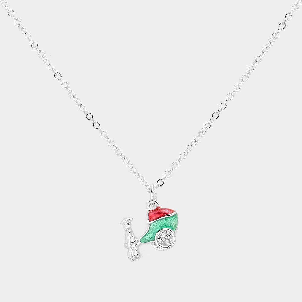 Rickshaw Pendant Necklace - Jewelry Store by Erik Rayo