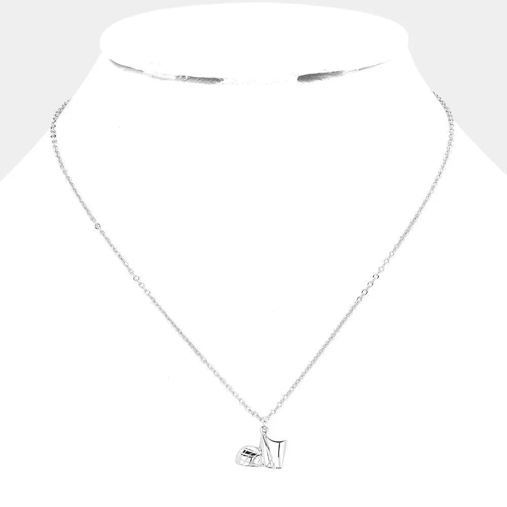Abstract Metal Pendant Necklace - Jewelry Store by Erik Rayo