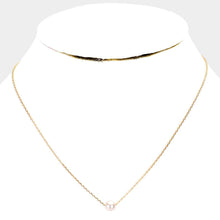 Load image into Gallery viewer, Gold Gold Dipped 6 mm Pearl Pendant Necklace
