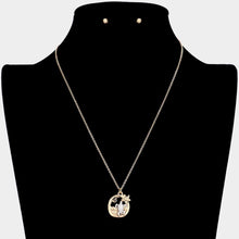 Load image into Gallery viewer, Two Tone Metal Turtle Starfish Pendant Necklace
