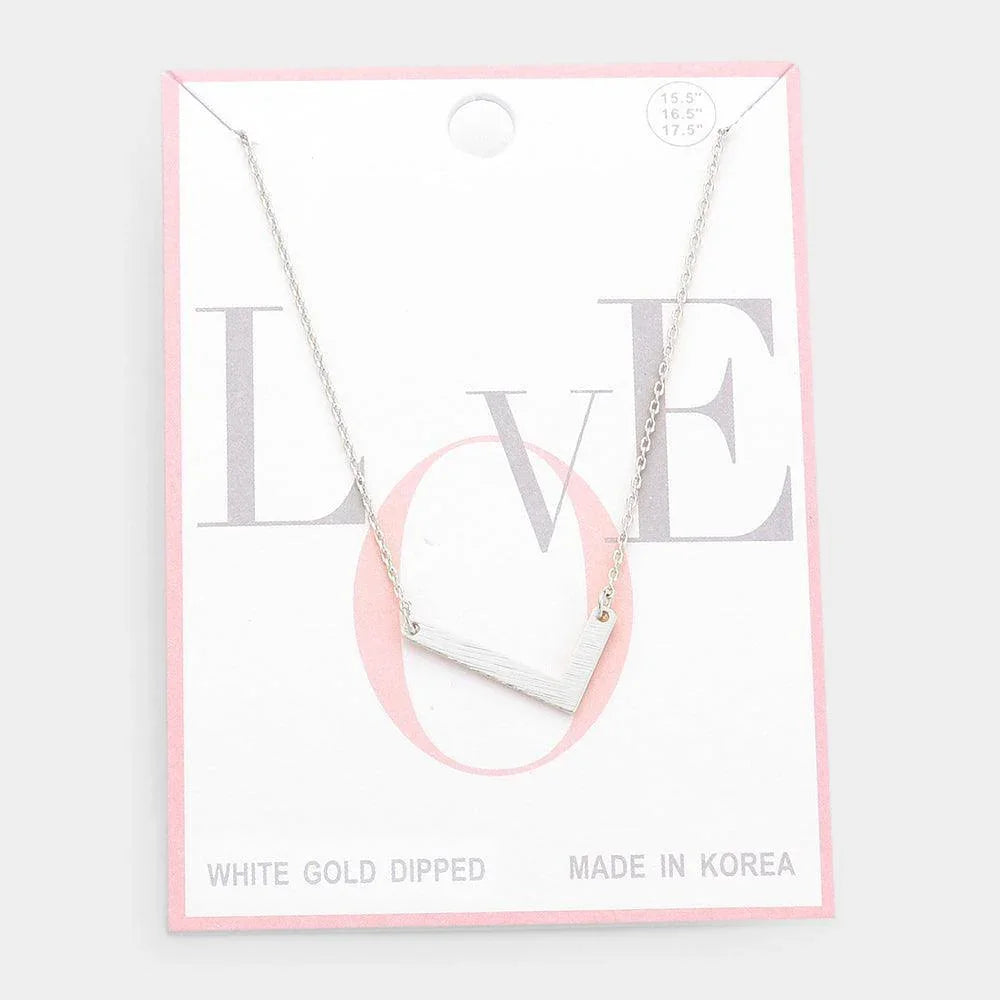 Gold Gold Dipped Monogram Pendant Necklace - Jewelry Store by Erik Rayo