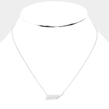 Load image into Gallery viewer, Gold White Gold Dipped Tennessee State Pendant Necklace
