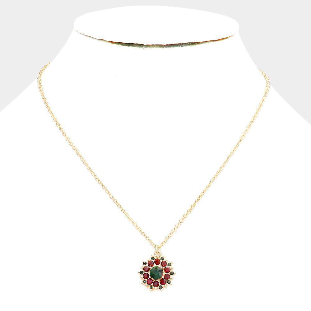 Gold Bubble Stone Pendant Necklace - Jewelry Store by Erik Rayo