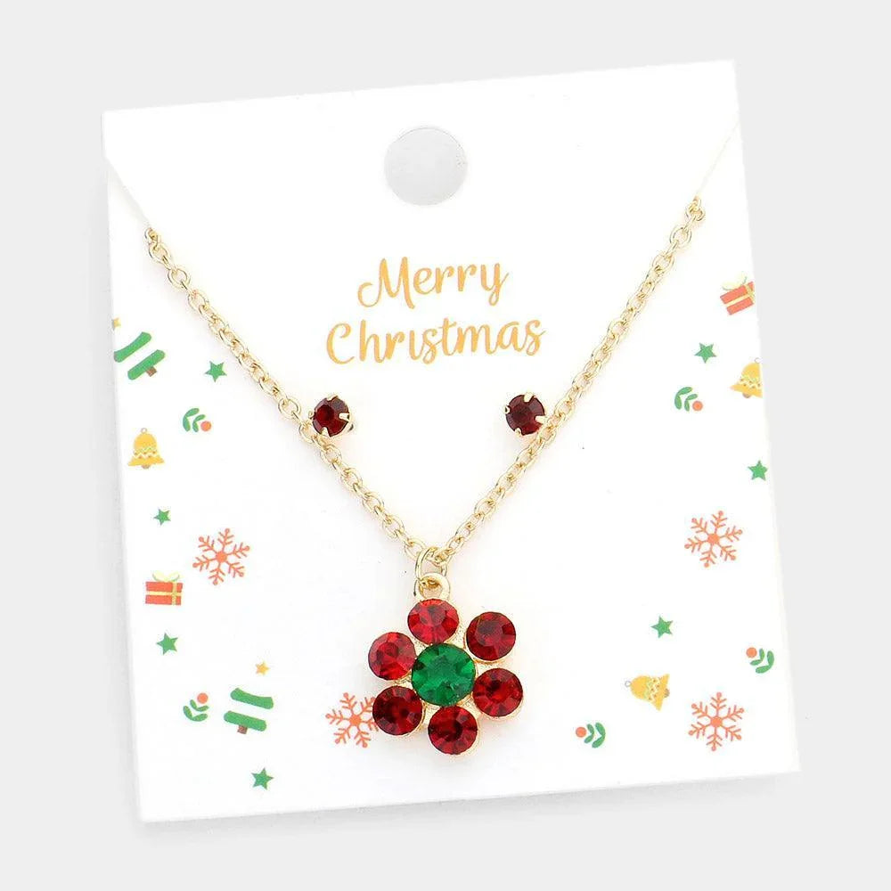 Gold Bubble Stone Flower Pendant Necklace - Jewelry Store by Erik Rayo