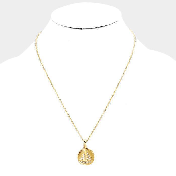 Gold Pave Stone Sailing Ship Pendant Necklace - Jewelry Store by Erik Rayo