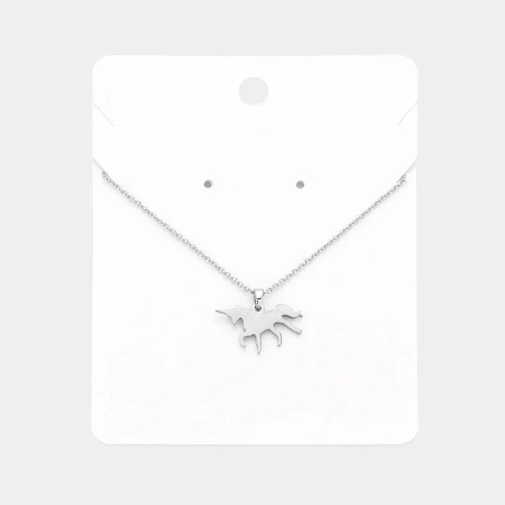 Unicorn Pendant Necklace - Jewelry Store by Erik Rayo