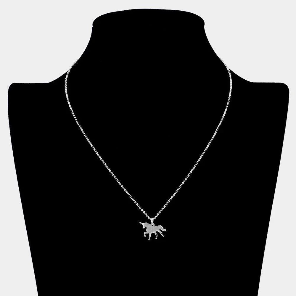 Unicorn Pendant Necklace - Jewelry Store by Erik Rayo