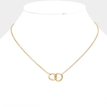 Load image into Gallery viewer, Gold Stainless Steel Infinity Chain Pendant Necklace
