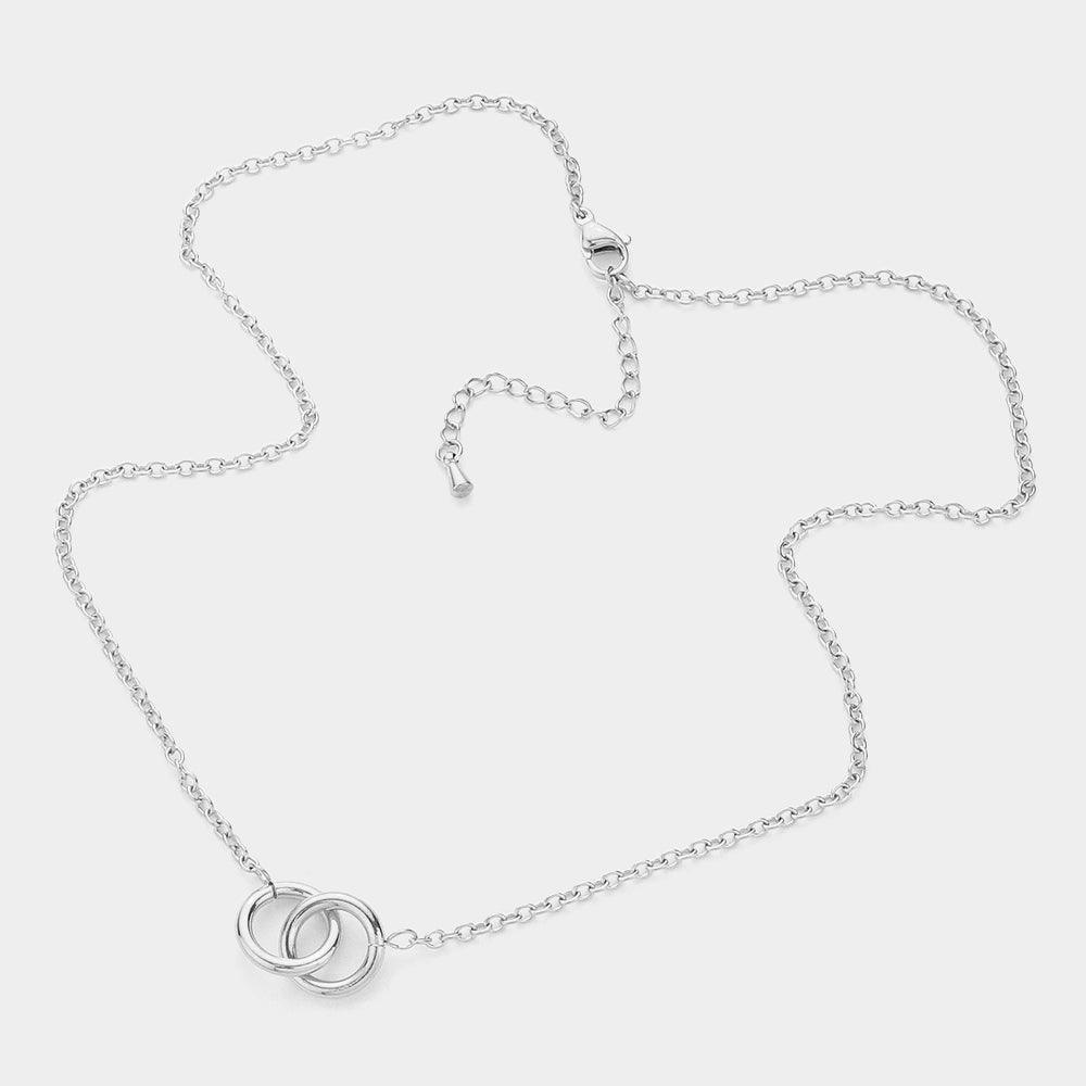 Stainless Steel Infinity Chain Pendant Necklace - Jewelry Store by Erik Rayo