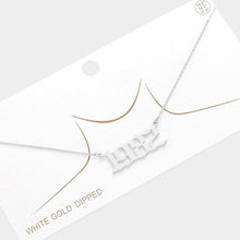 Load image into Gallery viewer, Gold 1982 White Gold Dipped Birth Year Pendant Necklace
