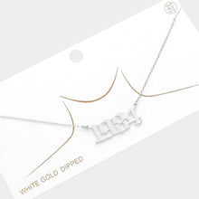 Load image into Gallery viewer, Gold 1984 White Gold Dipped Birth Year Pendant Necklace
