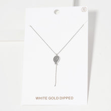 Load image into Gallery viewer, Gold Gold Dipped Mini Balloon Pendant Y Necklace
