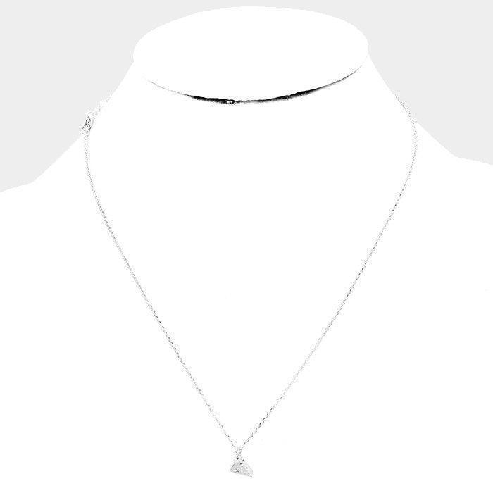 Silver Sterling Silver Dipped Cheese Pendant Necklace - Jewelry Store by Erik Rayo