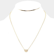 Load image into Gallery viewer, 14K Gold Dipped Pretzel Pendant Necklace
