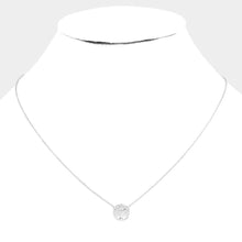 Load image into Gallery viewer, White White Gold Dipped Metal Tree of Life Pendant Necklace
