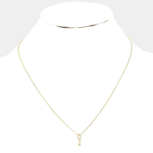 14K Gold Dipped Geometric Metal Pendant Necklace - Jewelry Store by Erik Rayo