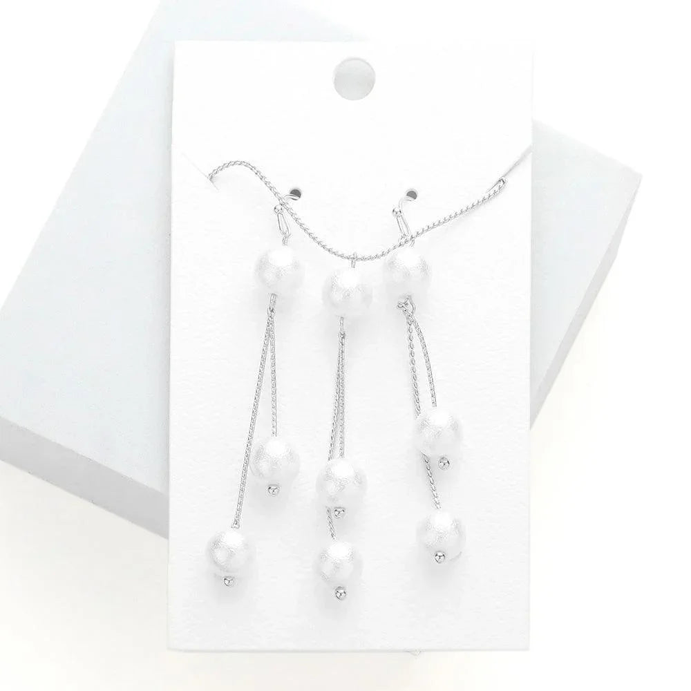 Dropped Pearl Y Necklace - Jewelry Store by Erik Rayo