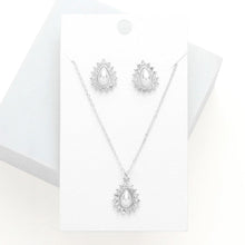 Load image into Gallery viewer, Pearl Accented Teardrop Pendant Necklace
