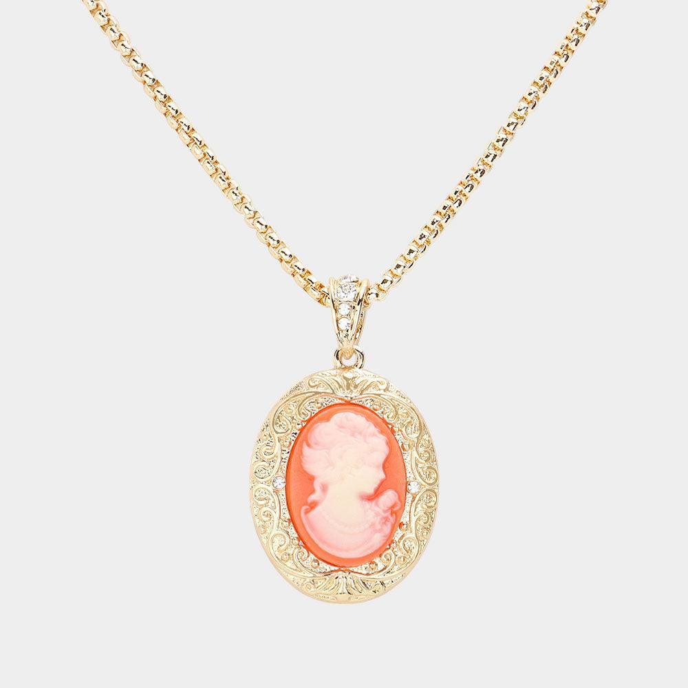 Cameo Pendant Necklace - Jewelry Store by Erik Rayo